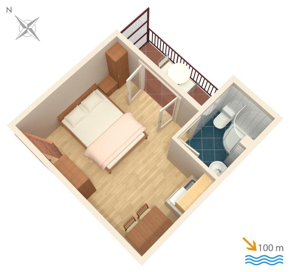 Apartments By The Sea Podaca, Makarska - 515 מראה חיצוני תמונה